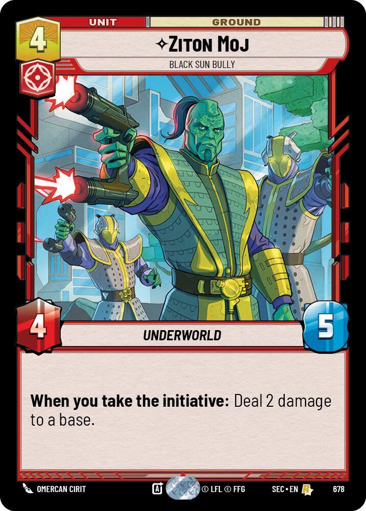 Ziton Moj - Black Sun Bully (Foil) (678) [Secrets of Power]