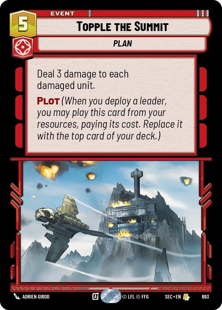 Topple the Summit (Foil) (693) [Secrets of Power]
