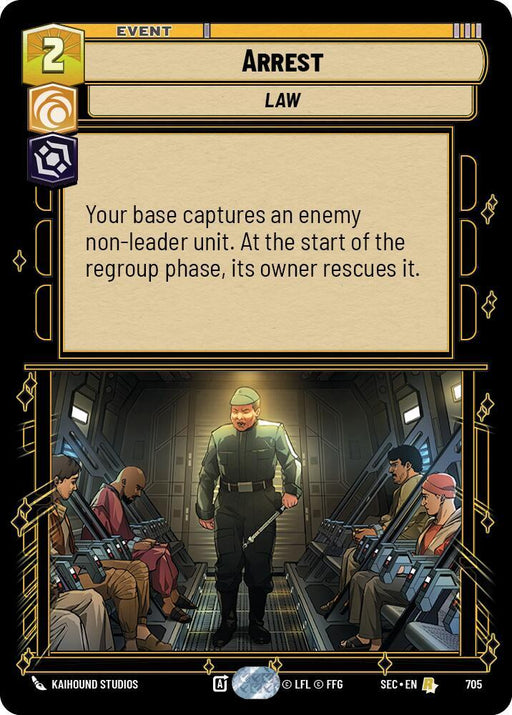 Arrest (Foil) (705) [Secrets of Power]