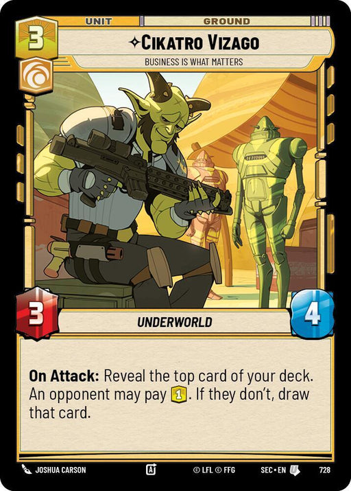 Cikatro Vizago - Business is What Matters (Foil) (728) [Secrets of Power]