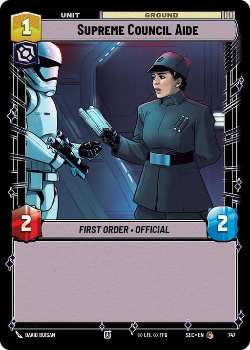 Supreme Council Aide (Foil) (747) [Secrets of Power]