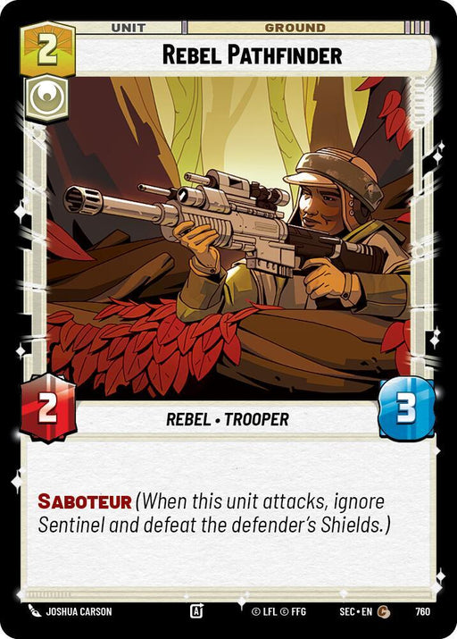Rebel Pathfinder (Foil) (760) [Secrets of Power]