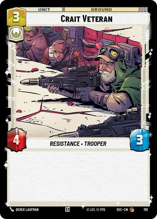 Crait Veteran (Foil) (761) [Secrets of Power]