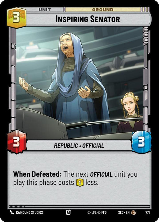 Inspiring Senator (Foil) (771) [Secrets of Power]