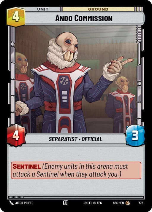 Ando Commission (Foil) (772) [Secrets of Power]