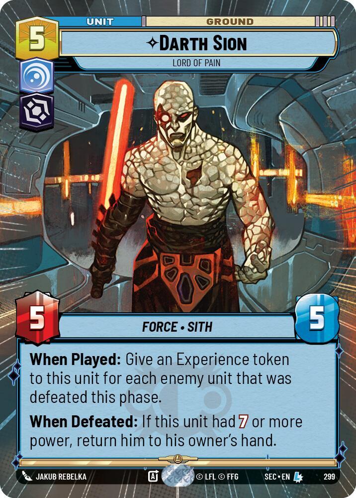 Darth Sion - Lord of Pain (Hyperspace) (299) [Secrets of Power]