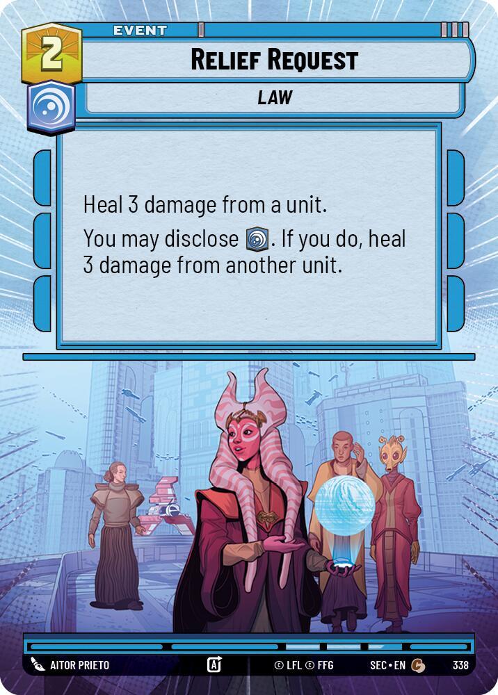 Relief Request (Hyperspace) (338) [Secrets of Power]