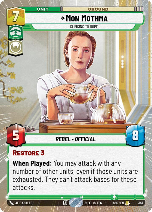 Mon Mothma - Clinging to Hope (Hyperspace) (367) [Secrets of Power]