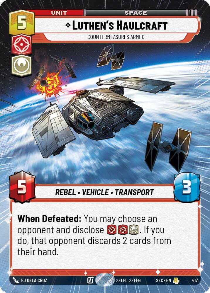 Luthen's Haulcraft - Countermeasures Armed (Hyperspace) (417) [Secrets of Power]