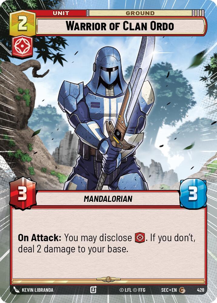 Warrior of Clan Ordo (Hyperspace) (428) [Secrets of Power]