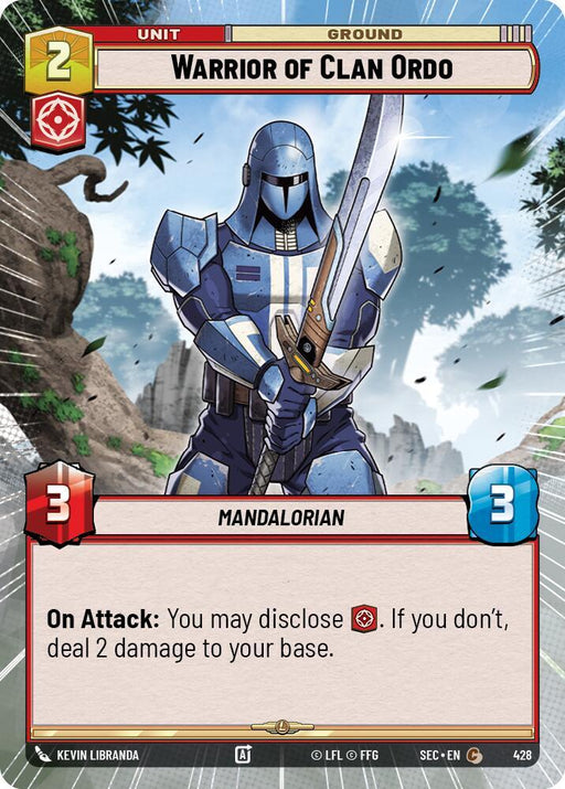 Warrior of Clan Ordo (Hyperspace) (428) [Secrets of Power]