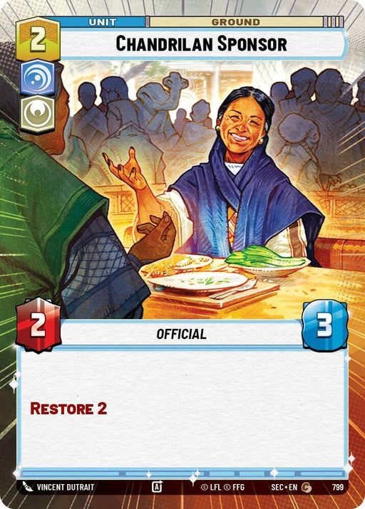 Chandrilan Sponsor (Hyperspace Foil) (799) [Secrets of Power]