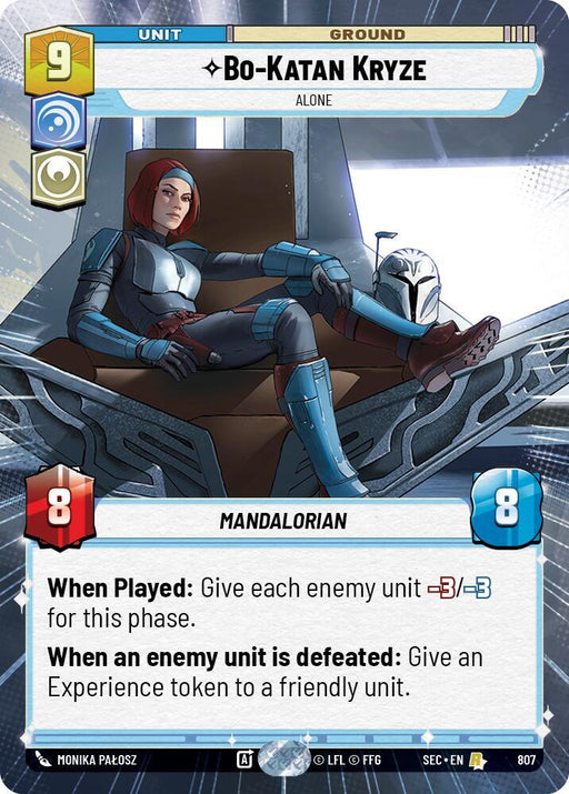 Bo-Katan Kryze - Alone (Hyperspace Foil) (807) [Secrets of Power]