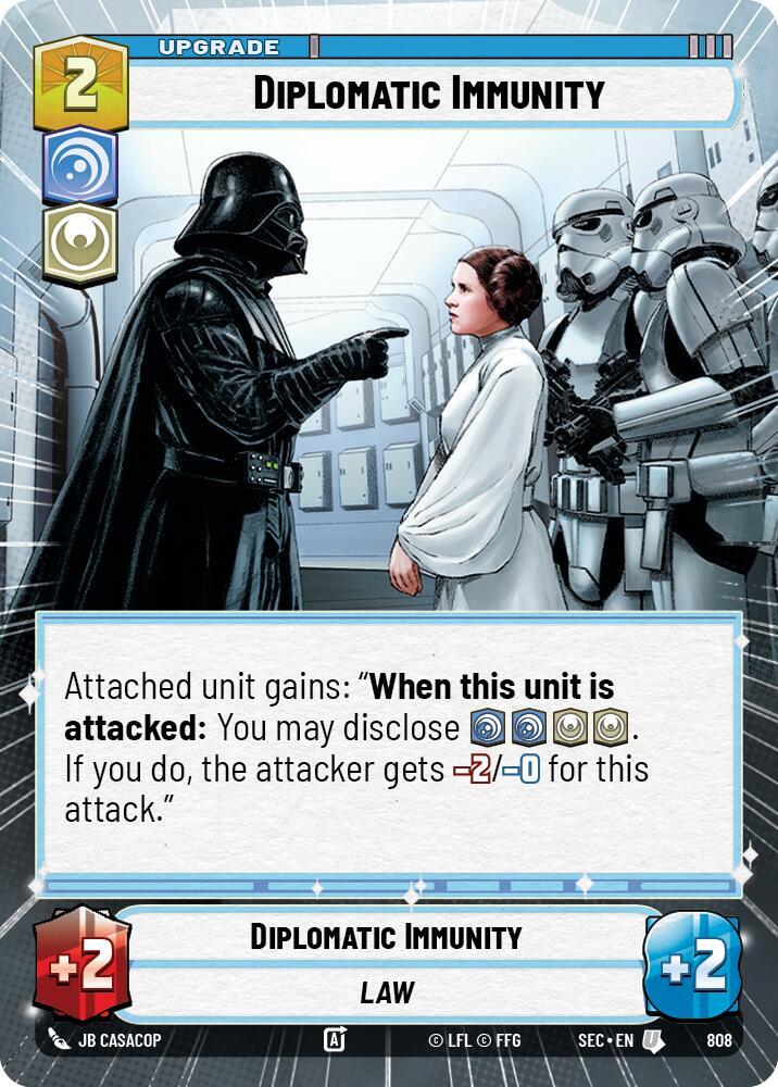 Diplomatic Immunity (Hyperspace Foil) (808) [Secrets of Power]