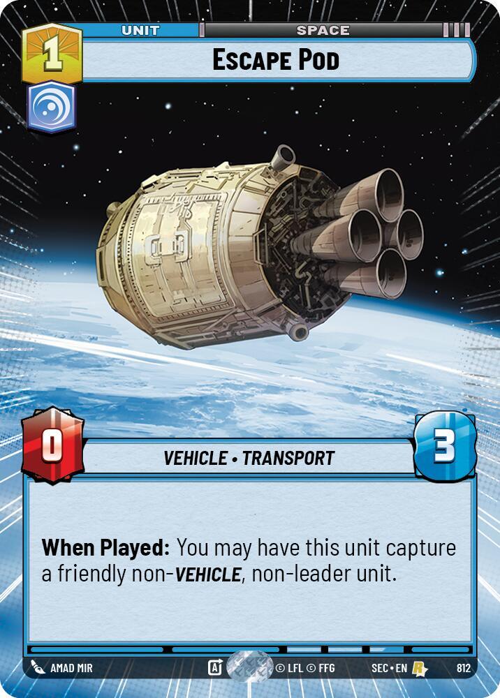 Escape Pod (Hyperspace Foil) (812) [Secrets of Power]