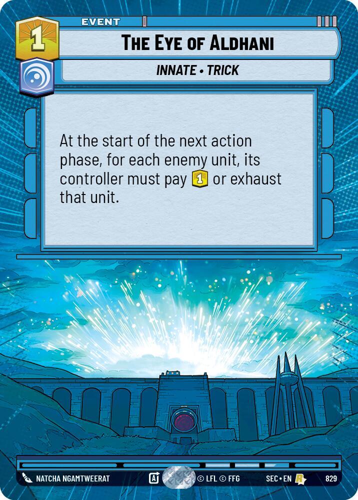 The Eye of Aldhani (Hyperspace Foil) (829) [Secrets of Power]