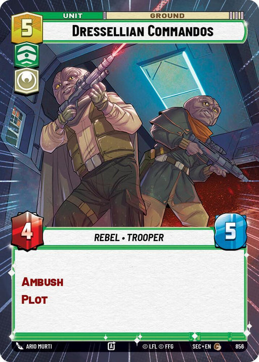 Dressellian Commandos (Hyperspace Foil) (856) [Secrets of Power]