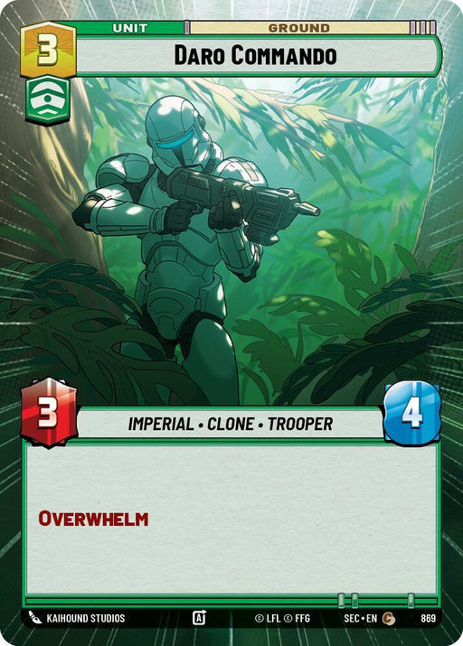 Daro Commando (Hyperspace Foil) (869) [Secrets of Power]