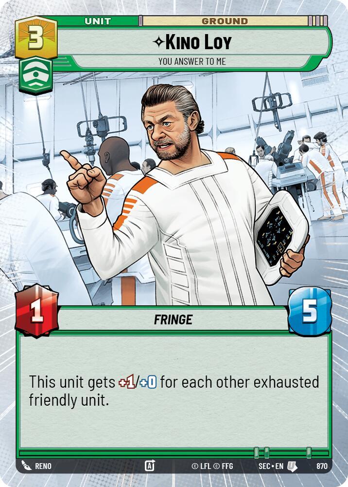 Kino Loy - You Answer to Me (Hyperspace Foil) (870) [Secrets of Power]