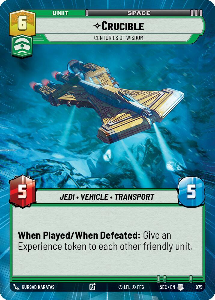 Crucible - Centuries of Wisdom (Hyperspace Foil) (875) [Secrets of Power]