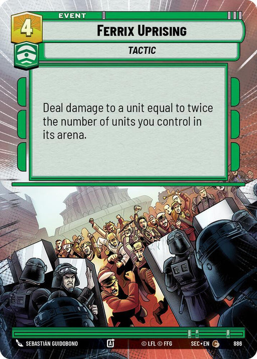 Ferrix Uprising (Hyperspace Foil) (886) [Secrets of Power]