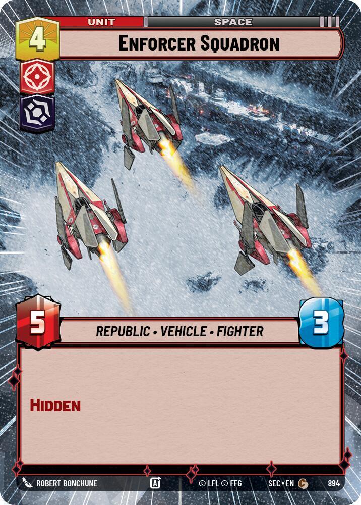 Enforcer Squadron (Hyperspace Foil) (894) [Secrets of Power]