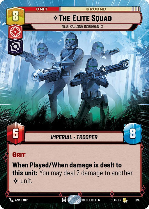 The Elite Squad - Neutralizing Insurgents (Hyperspace Foil) (899) [Secrets of Power]