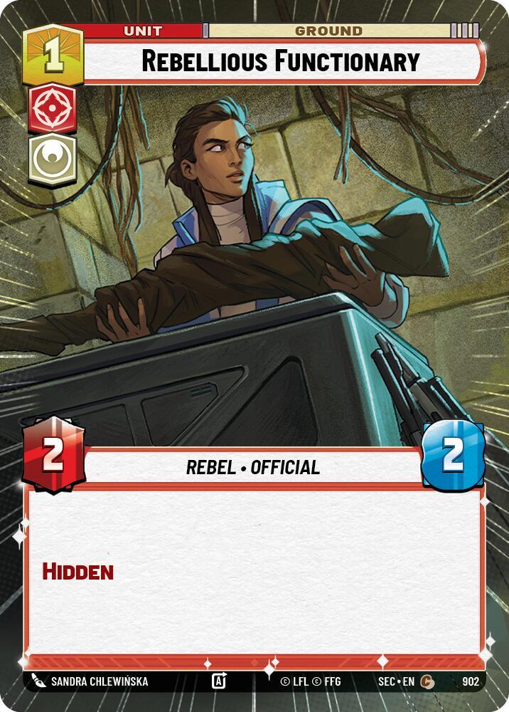 Rebellious Functionary (Hyperspace Foil) (902) [Secrets of Power]
