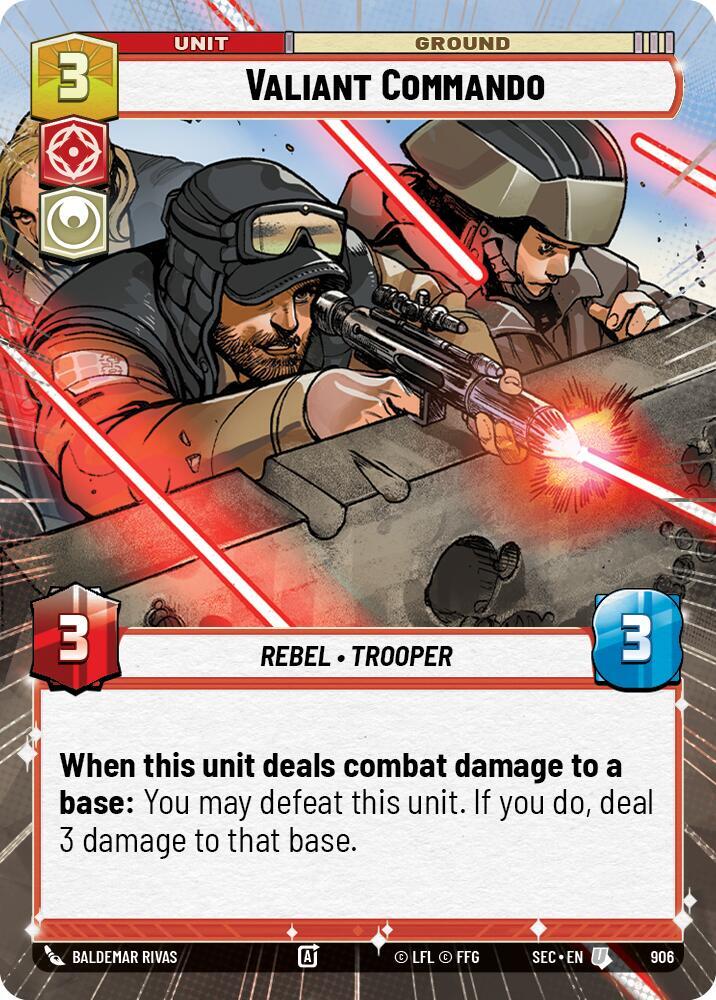 Valiant Commando (Hyperspace Foil) (906) [Secrets of Power]