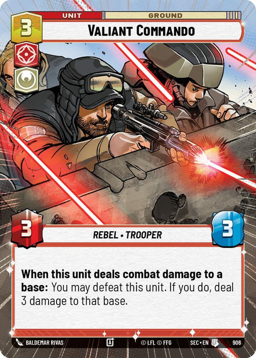 Valiant Commando (Hyperspace Foil) (906) [Secrets of Power]
