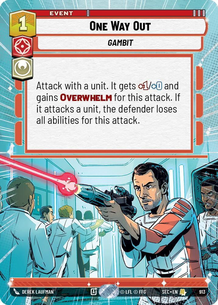 One Way Out (Hyperspace Foil) (913) [Secrets of Power]