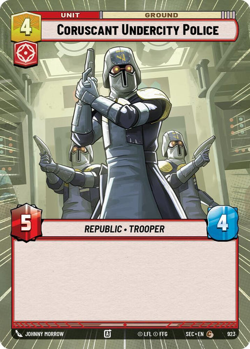 Coruscant Undercity Police (Hyperspace Foil) (923) [Secrets of Power]