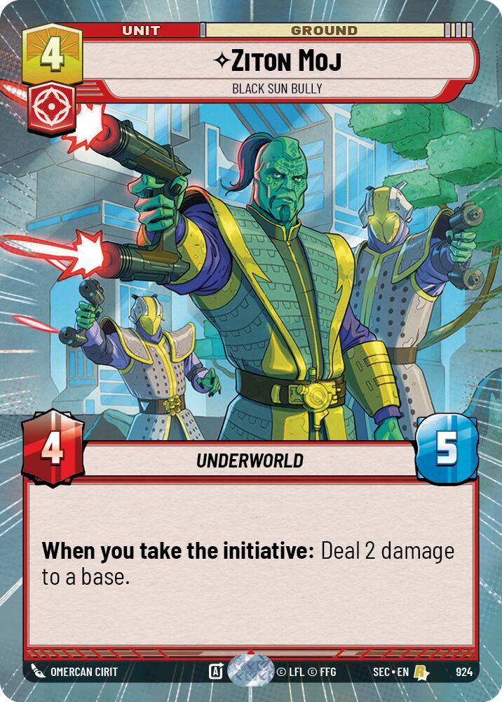 Ziton Moj - Black Sun Bully (Hyperspace Foil) (924) [Secrets of Power]