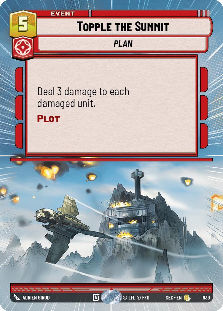 Topple the Summit (Hyperspace Foil) (939) [Secrets of Power]