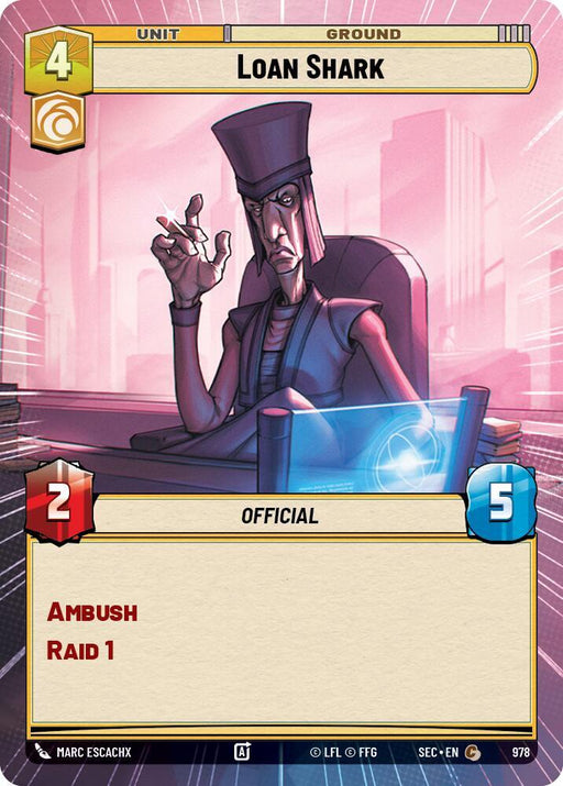 Loan Shark (Hyperspace Foil) (978) [Secrets of Power]