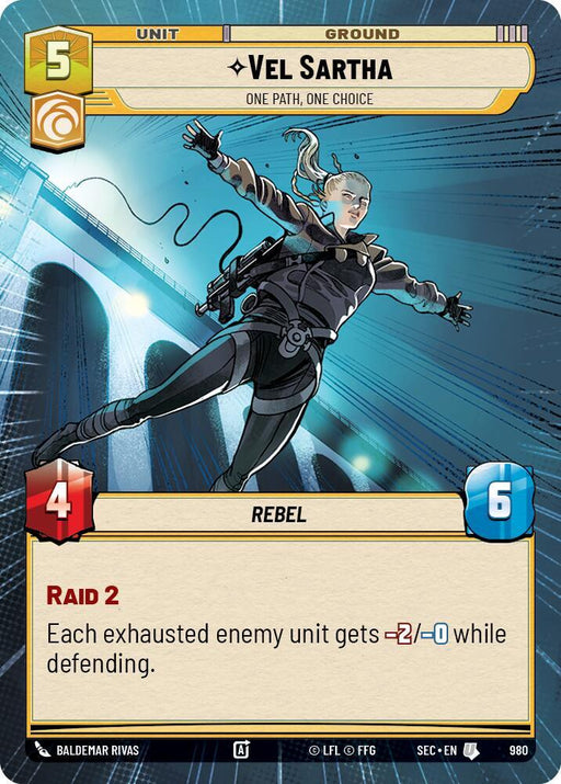 Vel Sartha - One Path, One Choice (Hyperspace Foil) (980) [Secrets of Power]