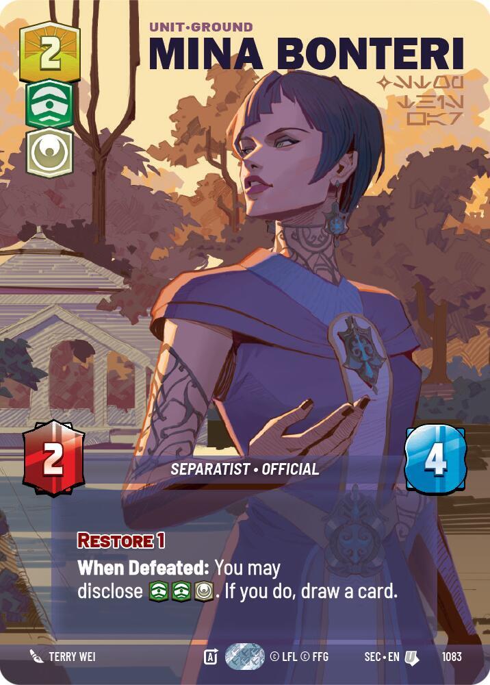 Mina Bonteri - Stop This War (Prestige Foil) (1083) [Secrets of Power]