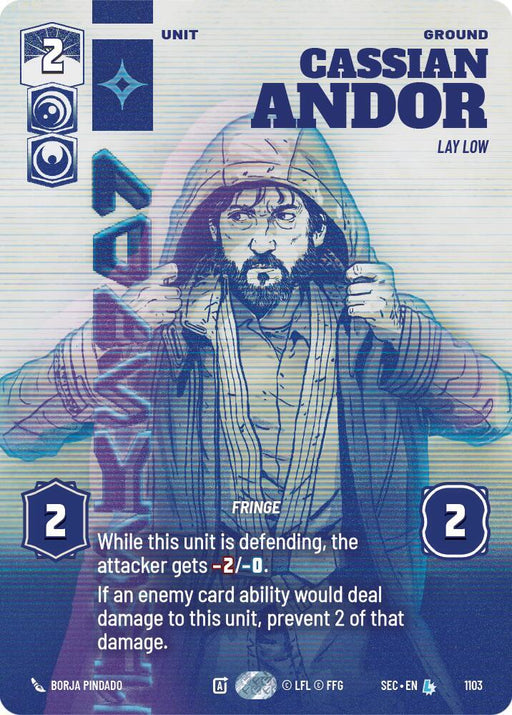 Cassian Andor - Lay Low (Prestige Foil) (1103) [Secrets of Power]