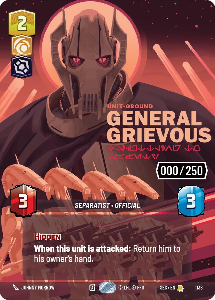 General Grievous - Scuttling to Safety (Serialized) (1138) [Secrets of Power]
