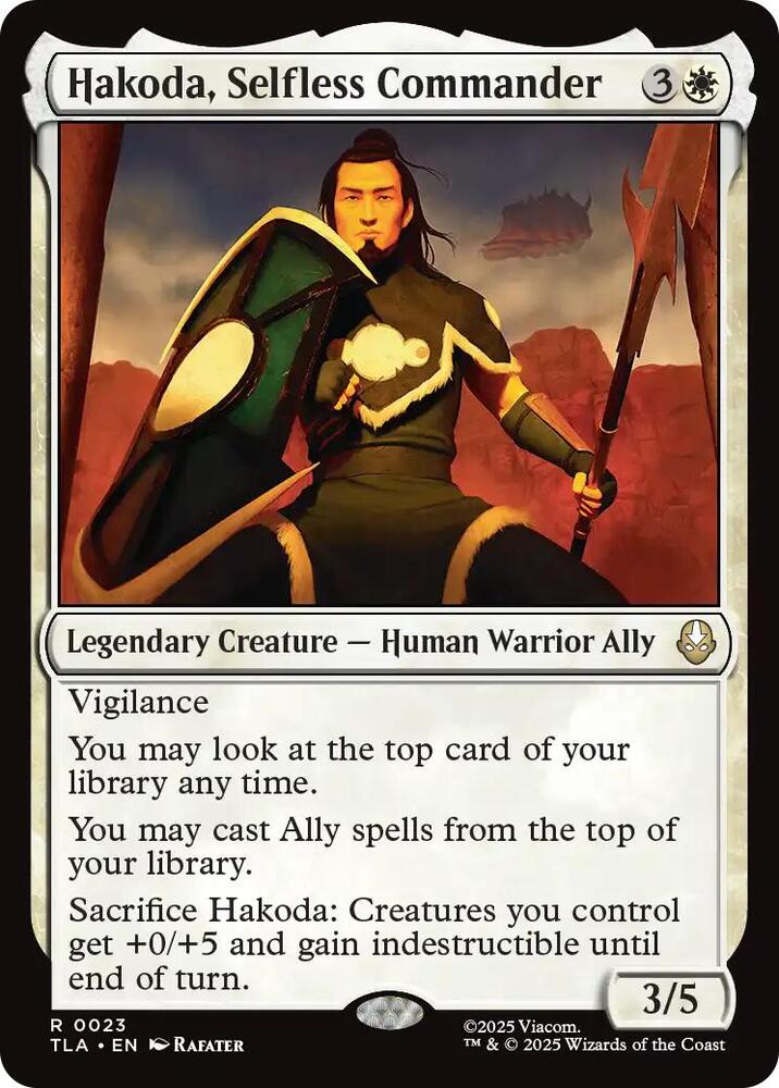 Hakoda, Selfless Commander (23) [Avatar: The Last Airbender]