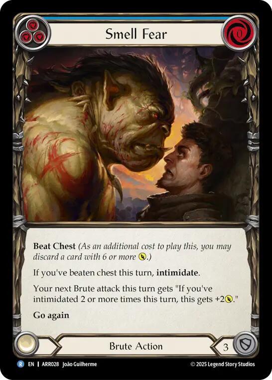 Smell Fear (Blue) (ARR028) [Armory Deck: Rhinar]
