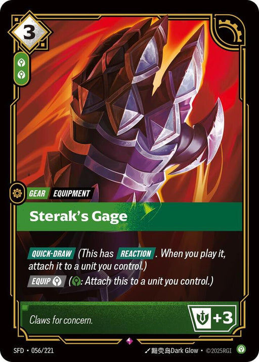 Sterak's Gage (056/221) [Spiritforged]