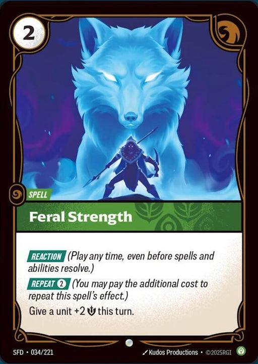 Feral Strength (034/221) [Spiritforged]