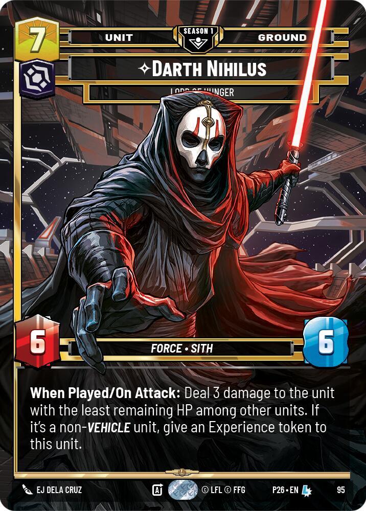 Darth Nihilus - Lord of Hunger (95) [Sector and Regional Promos: Season 1]