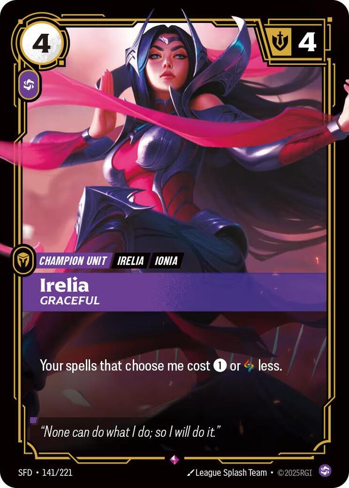 Irelia - Graceful (141/221) [Spiritforged]
