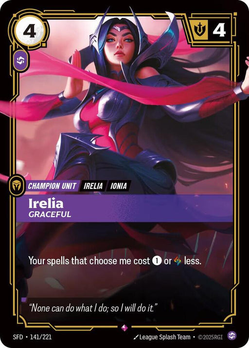 Irelia - Graceful (141/221) [Spiritforged]