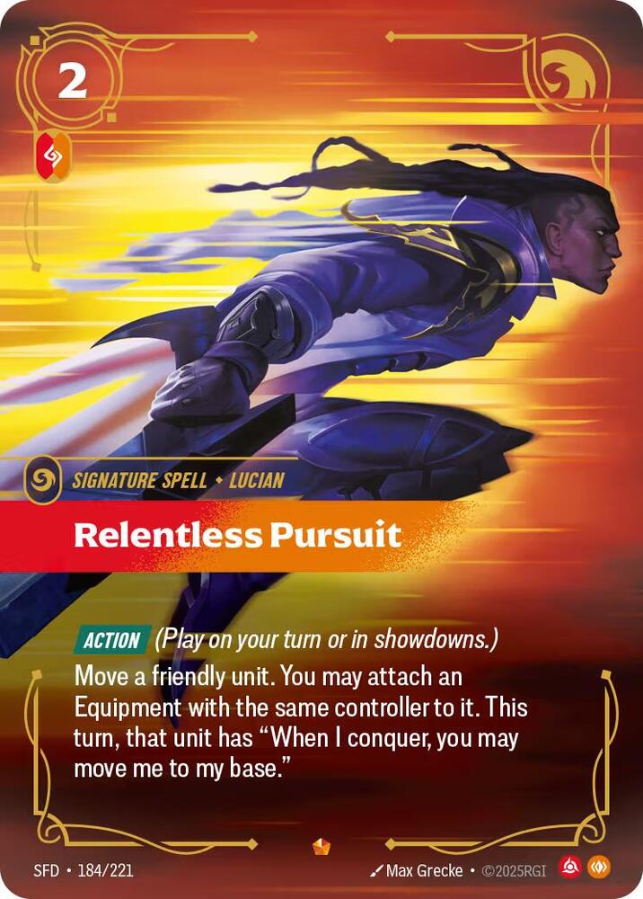 Relentless Pursuit (184/221) [Spiritforged]