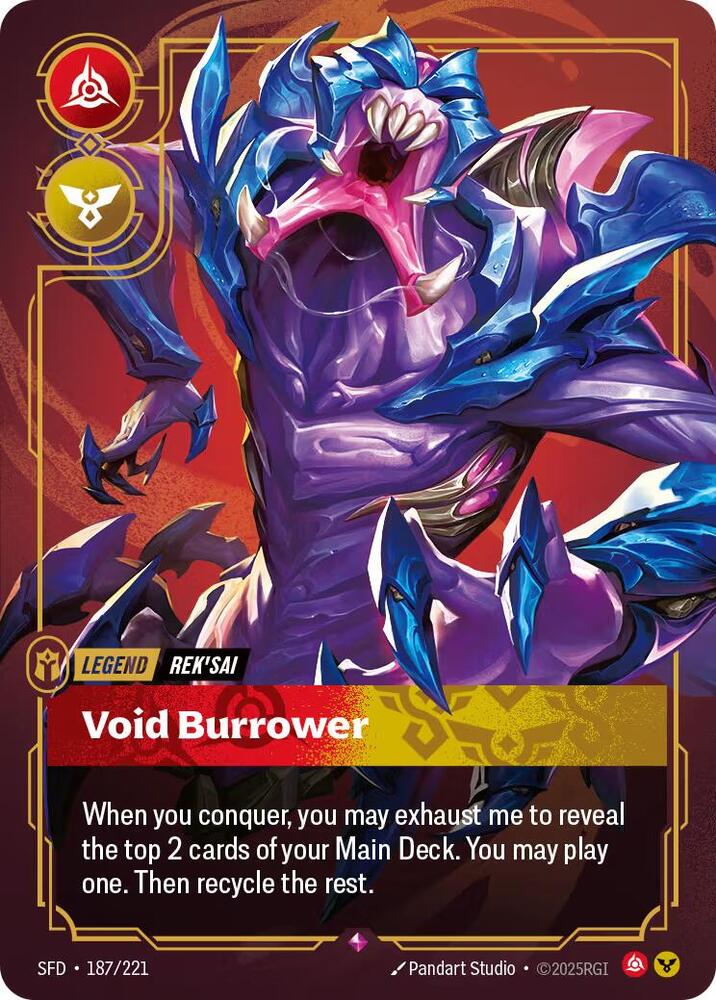 Rek'sai - Void Burrower (187/221) [Spiritforged]