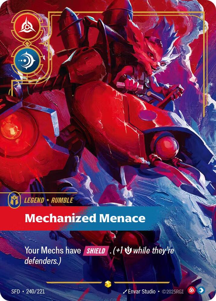 Rumble - Mechanized Menace (Overnumbered) (240/221) [Spiritforged]