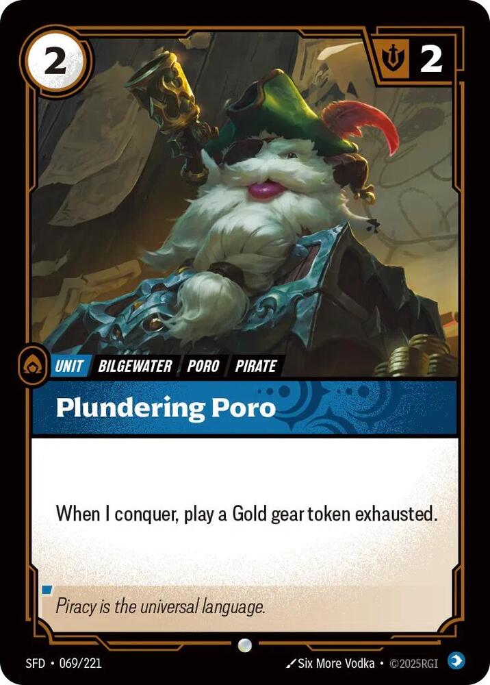 Plundering Poro (069/221) [Spiritforged]